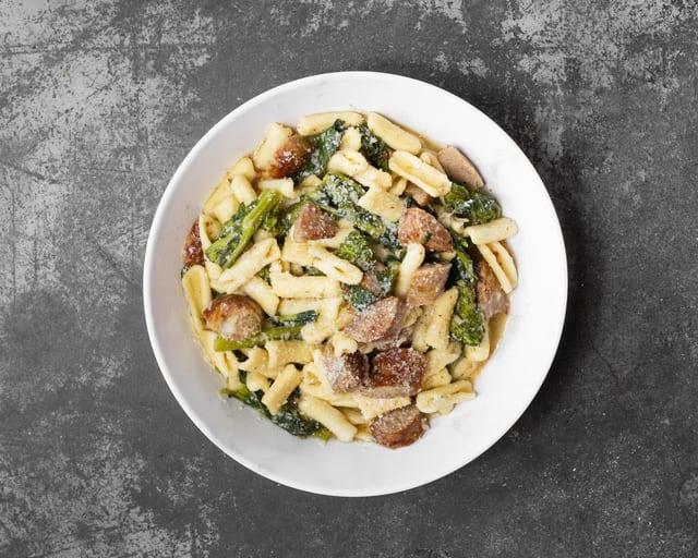 Cavatelli w/ Broccoli Rabe & Sausage