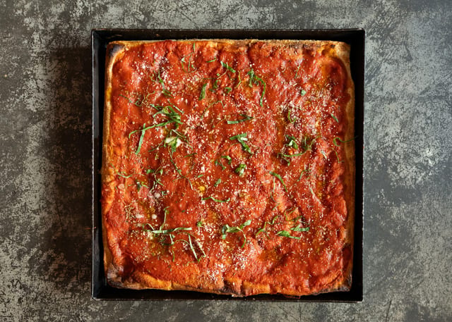 Jersey Shore Tomato Pizza (Square)
